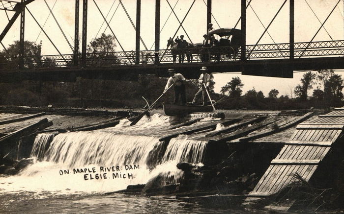 Elsie - Old Postcard (newer photo)